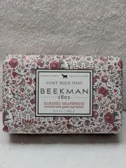 Beekman 1802 Goat Milk Soap Honeyed Grapefruit Guava Extract 9 oz