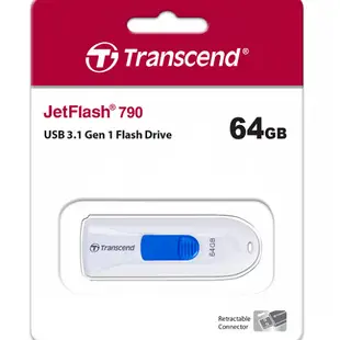 創見 64G Transcend JF790 64GB JetFlash790 USB3.1 隨身碟-富廉網