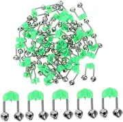 NULYLU Fishing Alarm Bells for Rods 65pcs Set Night Fishing Bell Fish Bite Alarm for Boys and Girls Enthusiasts