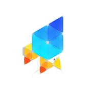 Nanoleaf Shapes Triangles and Mini Triangles WiFi and Thread Smart RGBW LED D...