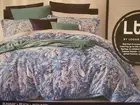 ILLUSION BLUE QUILT COVER BY LTD (LOGAN & MASON) - QUEEN SIZE
