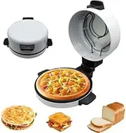 Electric Pizza Maker, 2000W Electric Pizza Oven, Tabletop Pizza Oven, Crepe, Pancake and Omelette Maker, Indoor Portable Pizza Oven, 220-240° Automatic Power Off, for Home use