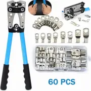 6-50mm² Durable Terminal Battery Cable Lug Plug Crimper Crimping Hand Tool Plier