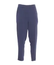 P.A.R.O.S.H. Mid-Rise Turn-Up Hem Tapered Trousers L,M Blue