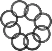 PLAFOPE 8 Pack Whiteboard Border Tape Self-Adhesive Black Drafting Tape for Marking Chart Graphic Grid Lines (Material Easy Peel)