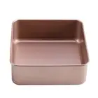 Cake Pan Rounded Edge Unibody Design Premium Practical Baking Tray Carbon Steel