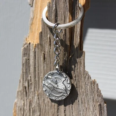 Lead Free Pewter Scorpio Zodiac Sign Keychain Scorpion key ring USA Made NEW