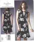 Vogue Designer Sewing Pattern 1371, Tracy Reese, Dress, Size 6 - 14, New