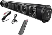 Wireless Bluetooth Sound Bar Speaker System Wired Wireless Surround Stereo Sound Speaker for Home Theater TV Projector, Easy to Use