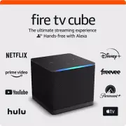 Fire TV Cube, Hands-Free Streaming Device with Alexa, Wi-Fi 6E, 4K Ultra HD