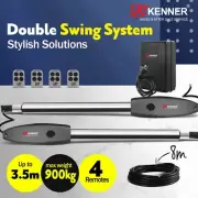 Kenner E Double Swing Automatic Gate Opener Motor 4xRemote Cable