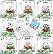 Heboland 24Pack Mini Coloring Books for Kids Party Favors Jungle Safari Animals Theme, Small Coloring Book Bulk for Birthday Party Goodie Bags Filler and Classroom Supplies