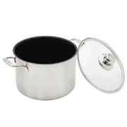 Swiss Diamond XD Non-Stick Clad Stockpot with Lid 7.5L - Robins Kitchen