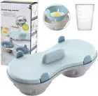 Egg Poacher Microwavable Egg Steam with Measure Cup Dishwashable Egg Maker New