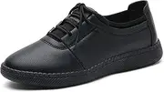 [TangDao] Women's Loafers, Lace Up Genuine Leather Moccasins Boat Shoes, Walking Driving Flats Casual Slip on Sneakers