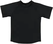 [Leveret] Short Sleeve Baby Boys Girls Rash Guard Sun Protected UPF + 50 Kids & Toddler Swim Shirt (12 Months-5 Toddler)