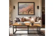 COMFEYA Modern Irregular Drop-shaped Coffee Table Set