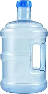Toddmomy 5L Reusable Water Bottle Jug - Thickened Portable Outdoor Water Container with Wide Handle, Food-Grade PC Material for Camping, Picnic, Travel (Blue, 34x18x18cm)