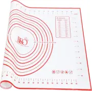 Bench and Oven - Large Silicone Baking Mat with Correct Scale - Non-Stick and No