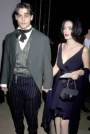 Johnny Depp & Winona Ryder 1991 Old Photo 3
