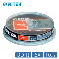 在飛比找蝦皮購物優惠-錸德 RITEK blu-ray BD-R 6X 10片桶裝