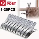 Stainless Steel Clothes Pegs Laundry Clothes Clamp Pins Hanger Large Spring Clip