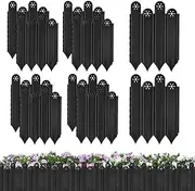 Garden Edging - Set of 10 Landscape Edging Borders,Interlocking Garden Trim Fencing Tools, Vegetable Palisade for Yard Patio Flower Bed Lawn Pathway