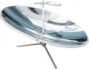 Solar Cooker Stove, 1800W Concentrating Solar Cooker, Portable Parabolic Solar Stove, Camping Sun Oven Cooker Iron Bracket Solar Oven for Outdoor Barbeque Picnic