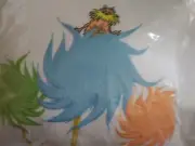 Pottery Barn Kids Dr. Seuss THE LORAX PILLOW 18" square