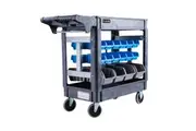 Trolley Parts Bin Storage Cart Workshop Baumr-Ag