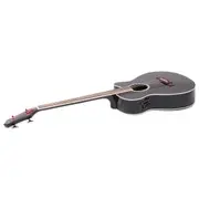 Karrera 4 String Acoustic Bass Guitar Electric Pickup 4 Band Equaliser (Black)
