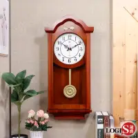 在飛比找momo購物網優惠-【LOGIS】歐式復古擺鐘(時鐘 掛鐘)