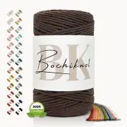 Macrame Cord 3mm x 330yds - Single Strand Twist Macrame Cord - Macrame Cotton...