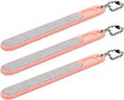 PENIKOKO 3pcs Portable Nail Files Travel Friendly Buffing Block for Natural Nails Smooth Shape Fingernail Care Durable for Home and Salon Use for Men and Women