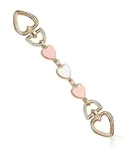 SONGKISSZQ Purse Chain,Bag Extender Purse Chain Strap for Women Pink Heart