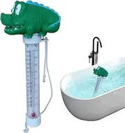 Pool Thermometer Floating, Cute Animal Water Thermometer with String, Cartoon Pool Temperature Gauge for Indoor Ourdoor, Multipurpose Temperature Meter for Bathtub Hot Tub Pond