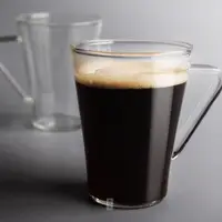 在飛比找蝦皮商城優惠-九土手工吹製帶把咖啡玻璃杯手工杯玻璃花式咖啡杯透明簡約馬克杯