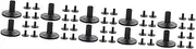 50 pcs casing felt set plastic replace cymbal stand cymbal sleeve replacement Small Cymbal Sleeves tool Holder Component percussion Accessories