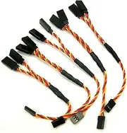 RC Products Y Harness Splitter Cable 5PCS 3Pin RC Servo Y-Harness Extension for Futaba/for JR