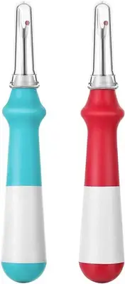 BEADNOVA Seam Ripper 2Pcs Thread Cutter Stitch Remover Large Thread Remover S...