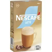 Nescafe Latte Coffee Sachets 10 pack