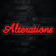 Alterations LED Neon Sign 27"L x 7"H #32910
