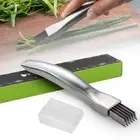 Multifunctional Vegetable Slicer Chopper Stainless Steel Green Onion Tool