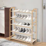 Levede Bamboo Shoe Rack Storage Wooden Organizer Shelf Stand 5 Tiers Layers 80cm