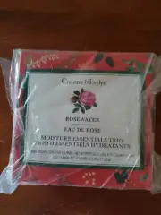 New Sealed Crabtree & Evelyn Rosewater Moisture Essentials Trio Soap Lotion