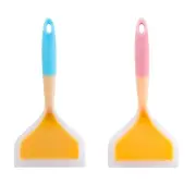 2PCS Wide Silicone Spatulas, Heat Silicone Spatula Set, Kitchen1027