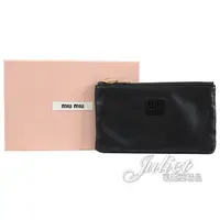 在飛比找蝦皮購物優惠-【茱麗葉精品】MIU MIU 5MB040 金屬LOGO拉鍊