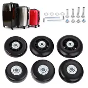 2Set Luggage Suitcase Wheels Replacement 45mm/54mm/64mm OD Rubber wheel tires