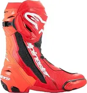 Alpinestars SUPERTECH-R BOOT Motorcycle Boots, Bright Red/Red Flow