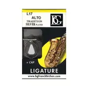BG Tradition ligature alto saxophone for the silver plate L17